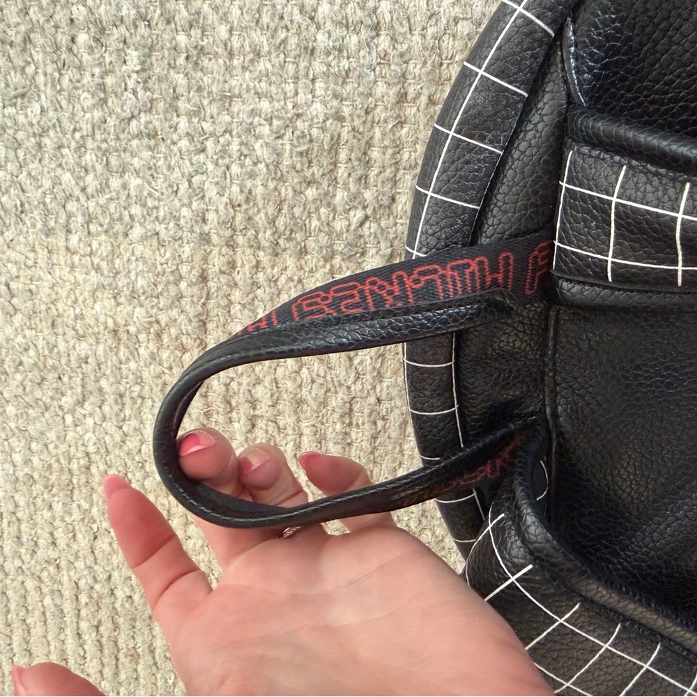 Freshly Picked X Disney Grid Pattern Black Backpack/ Diaper Bag Backpack - Picture 4 of 7